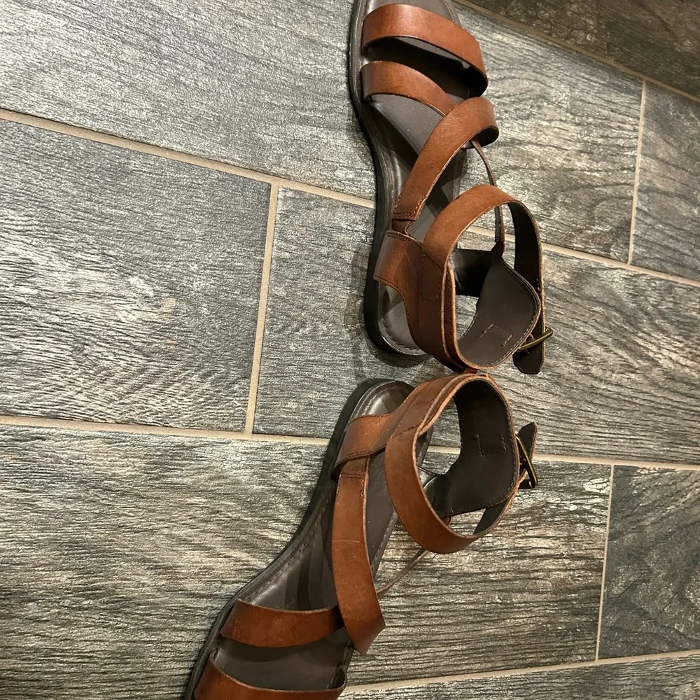 Leather Gladiator Sandals - Picture 2 of 5